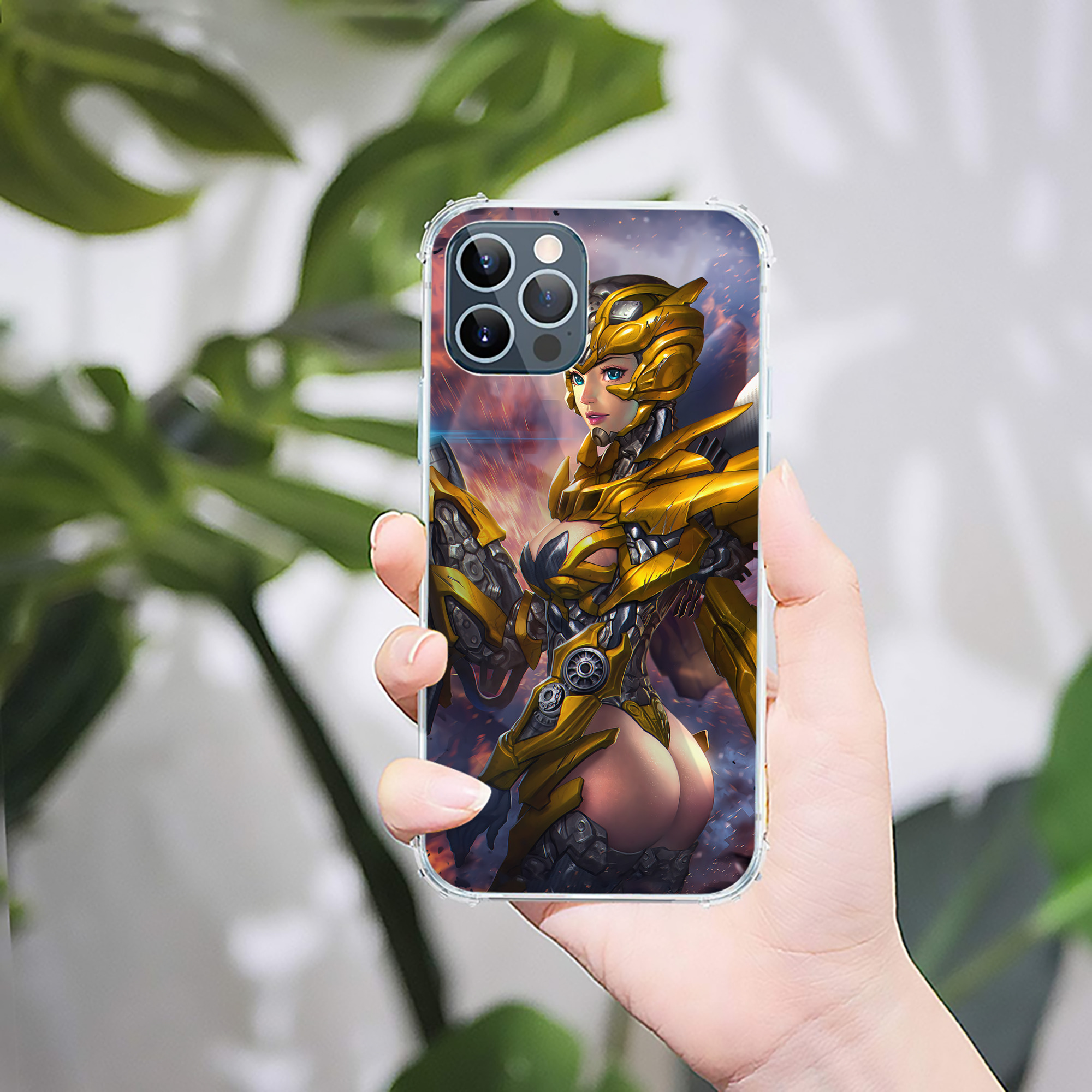 （画像用） Transformers トランスフォーマー 【iPhone 12シリーズ対応】透明スマホケース（クリアソフトケース）